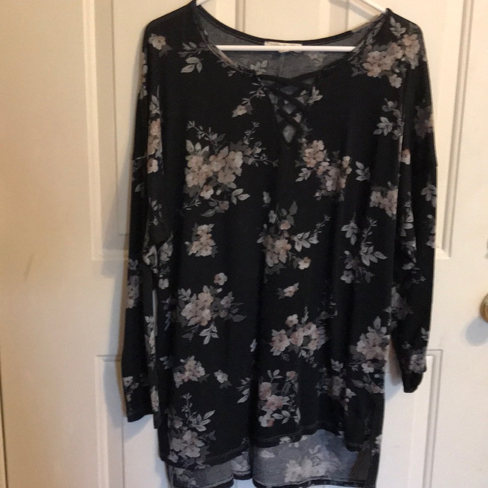 Floral sweater